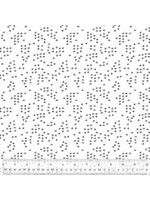 Windham Fabrics Pen and Ink - Stitch - White - Coupon - 60 cm x 110 cm