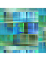 Windham Fabrics Prism - Limelight - Blue - Coupon - 70 cm x 110 cm