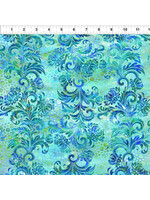 In The Beginning Floragraphix V - Dotted Flourish - Blue