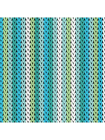 Kanvas Studio Llama Drama - Knitted Braid - Aqua Mint - Coupon - 50 cm x 110 cm