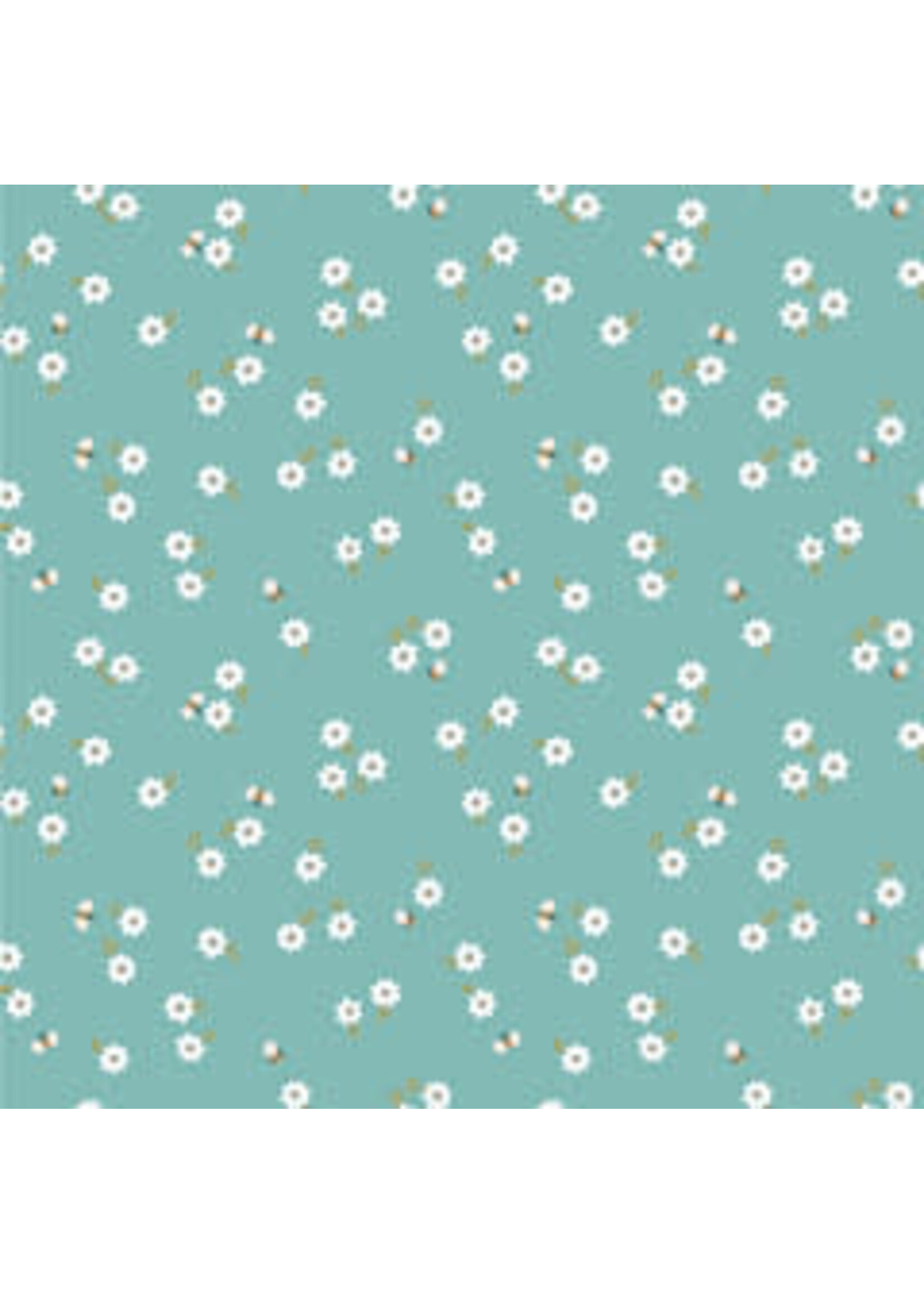 Poppie Cotton Promise Me - You're Invited - Blue - Coupon - 65 cm x 110 cm