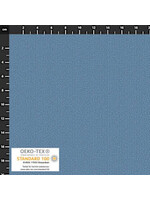 Stof Fabrics Petits Points - Blue - 318 - Coupon - 80 cm x 110 cm