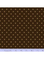 Marcus Fabrics Paula's Companions - Hot Cross Buns - Brown - Coupon - 95 cm x 110 cm