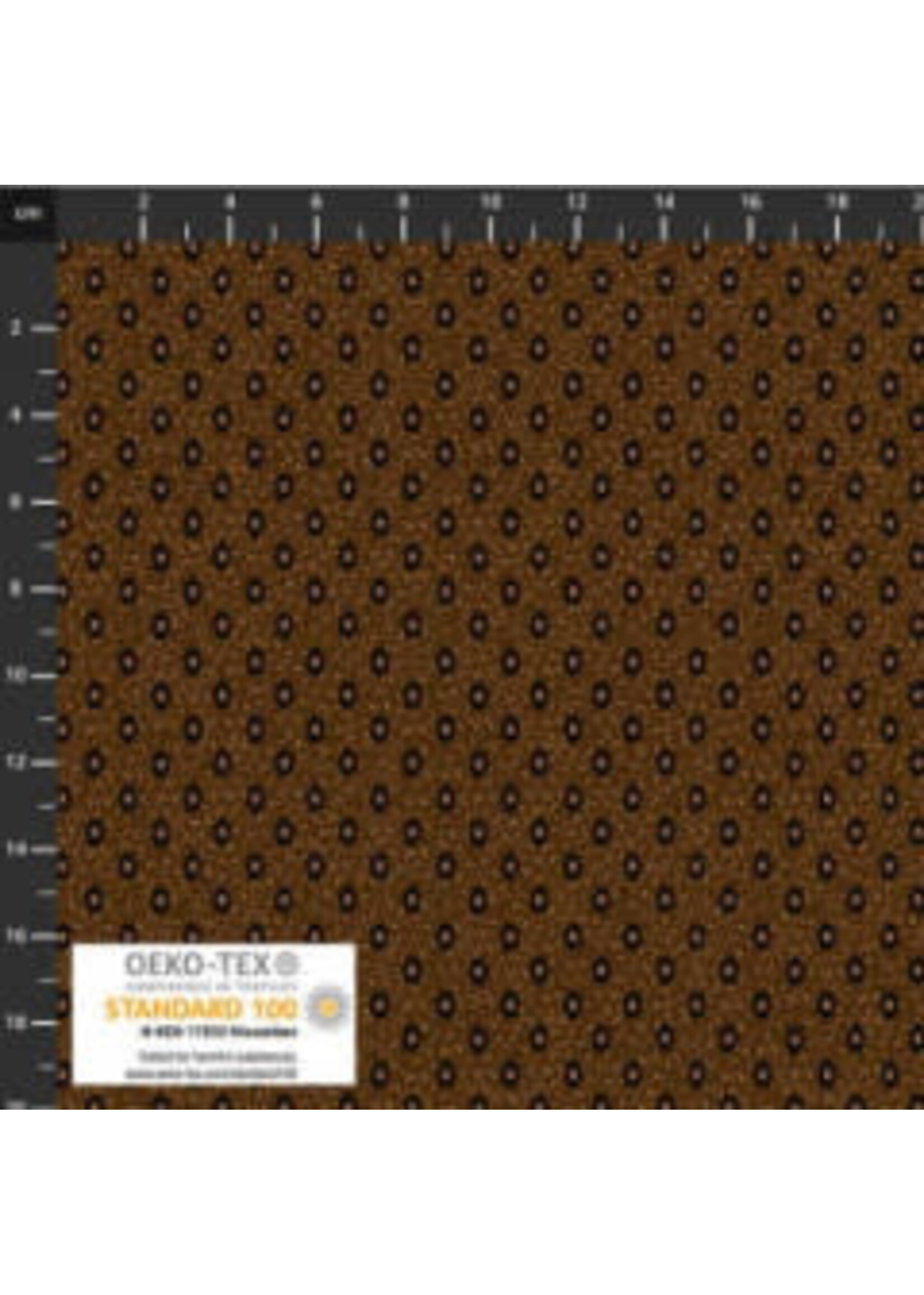 Stof Fabrics Tiny Delight - Tabac - Coupon - 100 cm x 110 cm