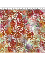 In The Beginning Haven - Roses - Red - 3HVN1 - Coupon - 95 cm x 110 cm