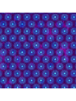 In The Beginning Cosmos - Suns - Purple - 8COS1 - Coupon - 50 cm x 110 cm