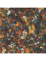 Hoffman Fabrics Bali Handpaint - 312 - Blad - Multi - Coupon - 60 cm x 110 cm