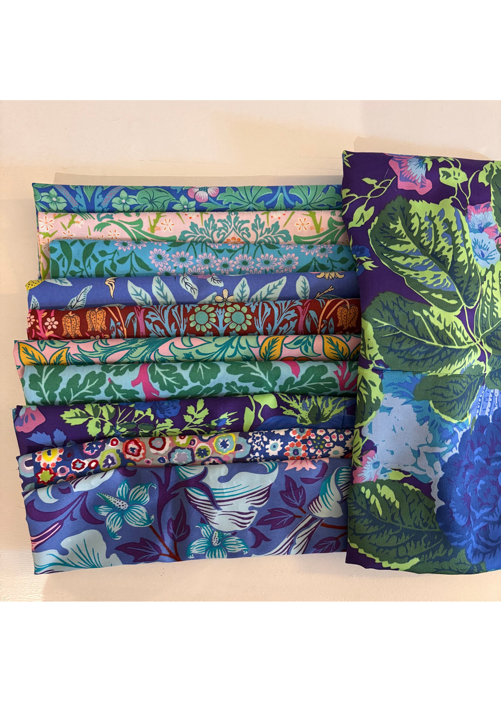 Stofpakket - Jasje - Kaffe Fassett - 10 LQ+ 1 FQ