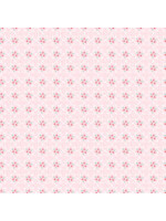 Poppie Cotton Market Day - Rosie Fence - Pink - Coupon - 45 cm x 110 cm