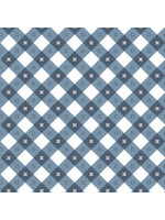 Poppie Cotton Gingham Picnic - Liberty - Blue - Coupon - 100 cm x 110 cm