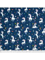 In The Beginning Mermaids and Unicorns - Unicorns - Coupon - 95 cm x 110 cm