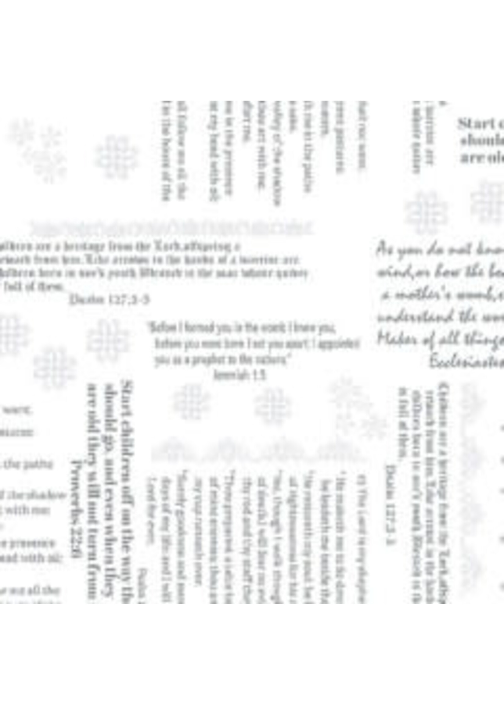 Benartex Studio Simply Blessed - Old Testament - White - Coupon - 80 cm x 110 cm