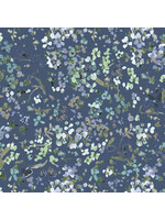 Windham Fabrics Floret - Wildflower - Blue Thistle - Coupon - 75 cm x 110 cm
