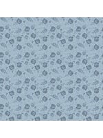 Riley Blake Designs Anne of the Green Gables - Tone on Tone - Blue - Coupon - 75 cm x 110 cm