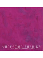 Hoffman Fabrics Bali Hand-Dyed - Magenta - 3018-072 - Coupon - 65 cm x 110 cm