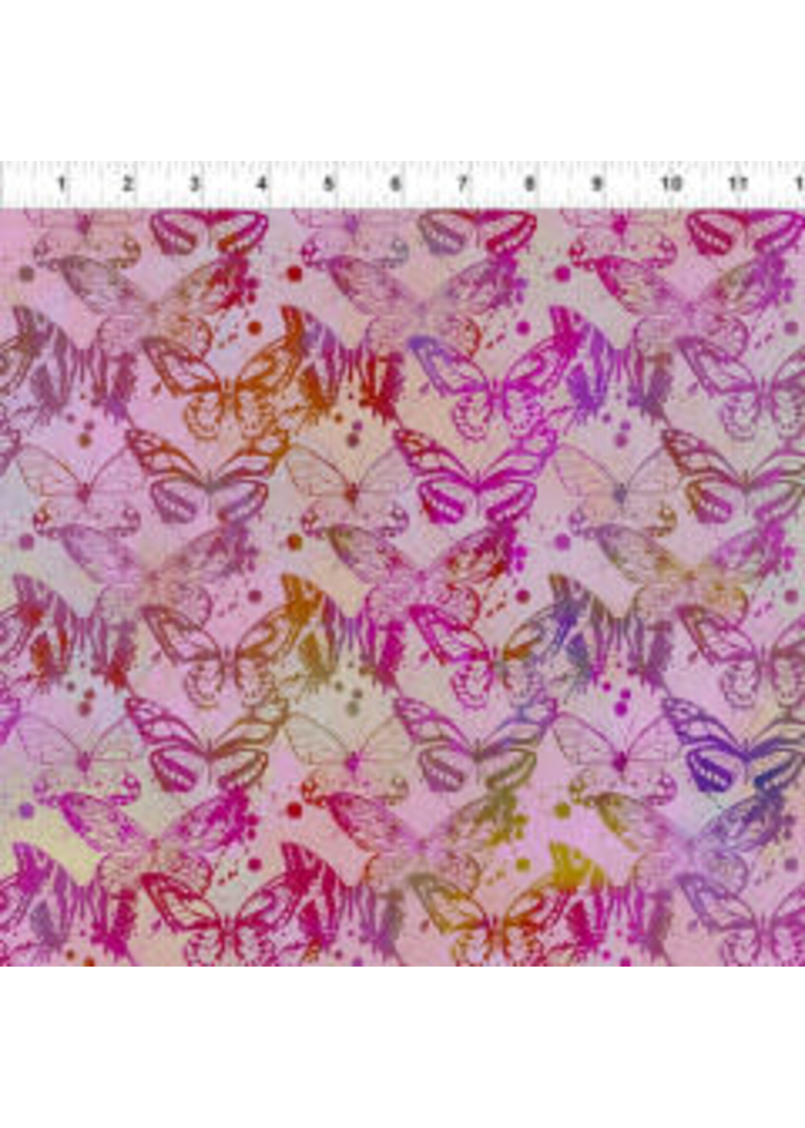 In The Beginning Seasons - Butterflies - Pink - Coupon - 95 cm x 110 cm