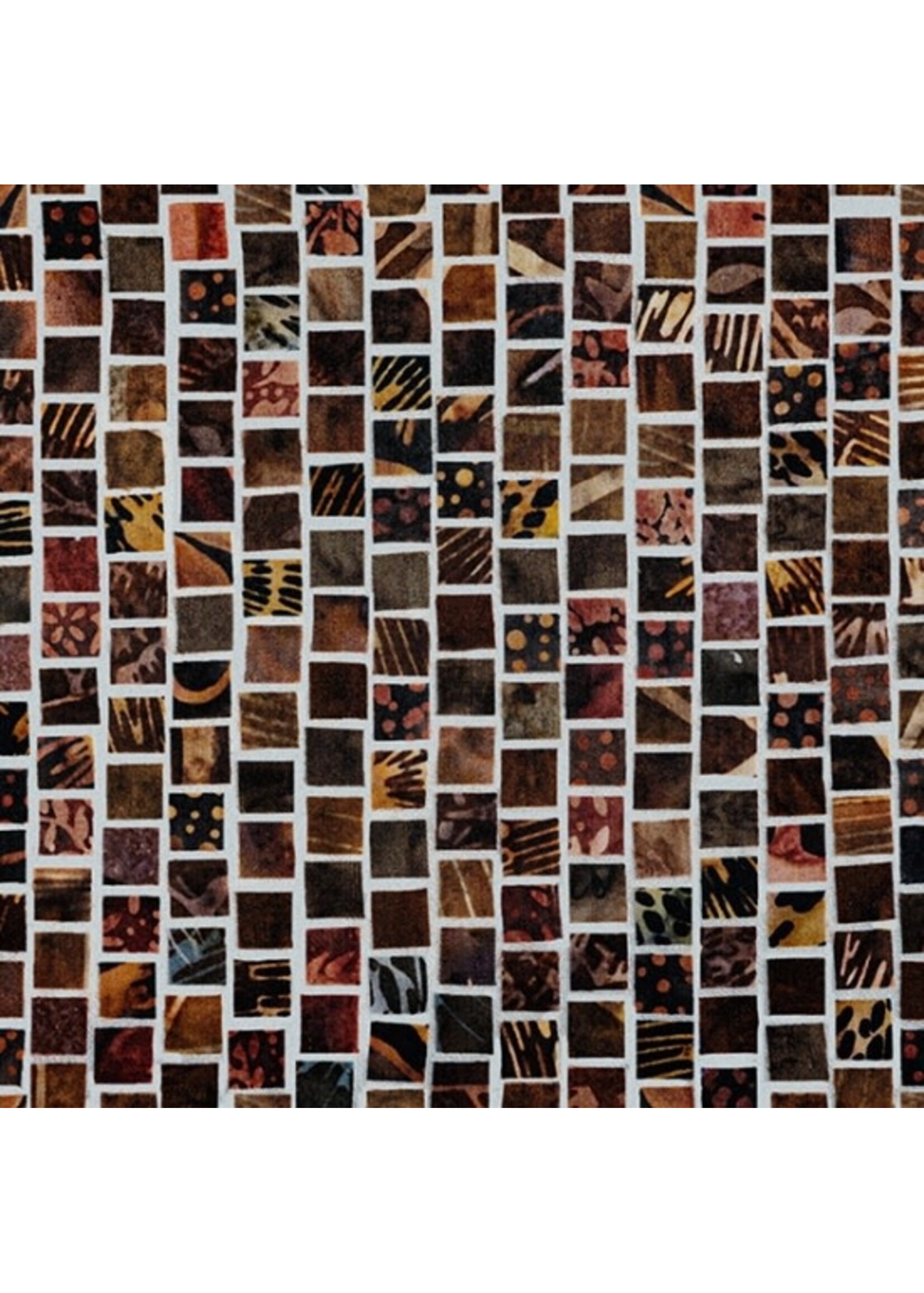 Hoffman Fabrics Mosaic Masterpiece - Brown