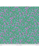 Free Spirit Fabrics Kaffe Fassett - Morris & Co - Turquoise - Coupon - 70 cm x 110 cm