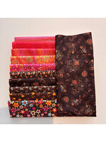 Stofpakket - Jasje - Flower Fields - 10 LQ+ 1 FQ