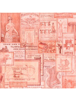 QT Fabrics Tailor Made - Vintage Patches - Pink - Coupon - 100 cm x 110 cm