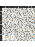 Stof Fabrics Hannah Basic - Buttercups - Cream - Coupon - 95 cm x 110 cm