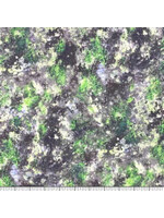 Wilmington Prints A New Adventure - Moss and Rocks - Grey - Coupon - 100 cm x 110 cm