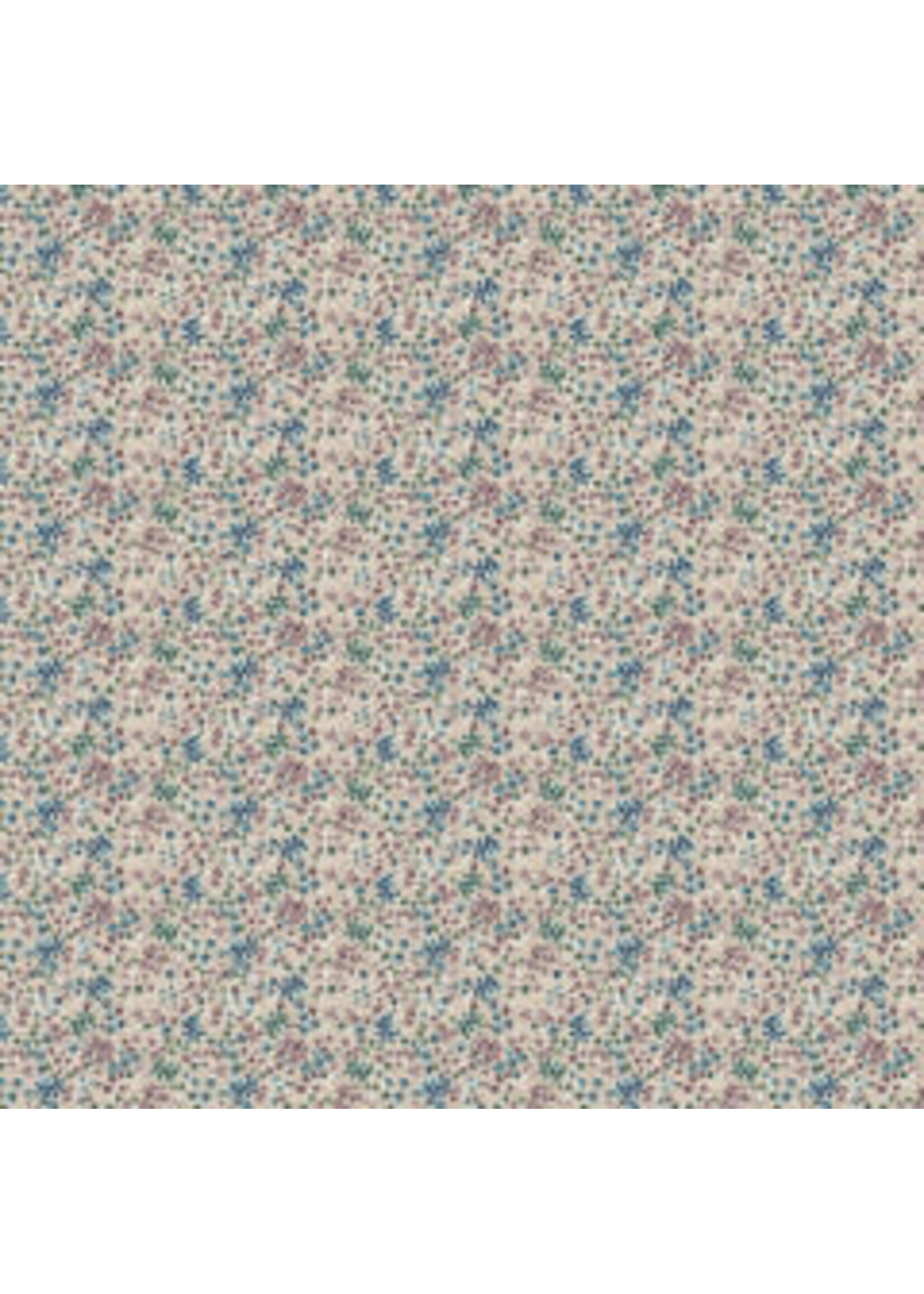 Windham Fabrics Bedford - Ditsy Berries - Taupe - Coupon - 100 cm x 110 cm