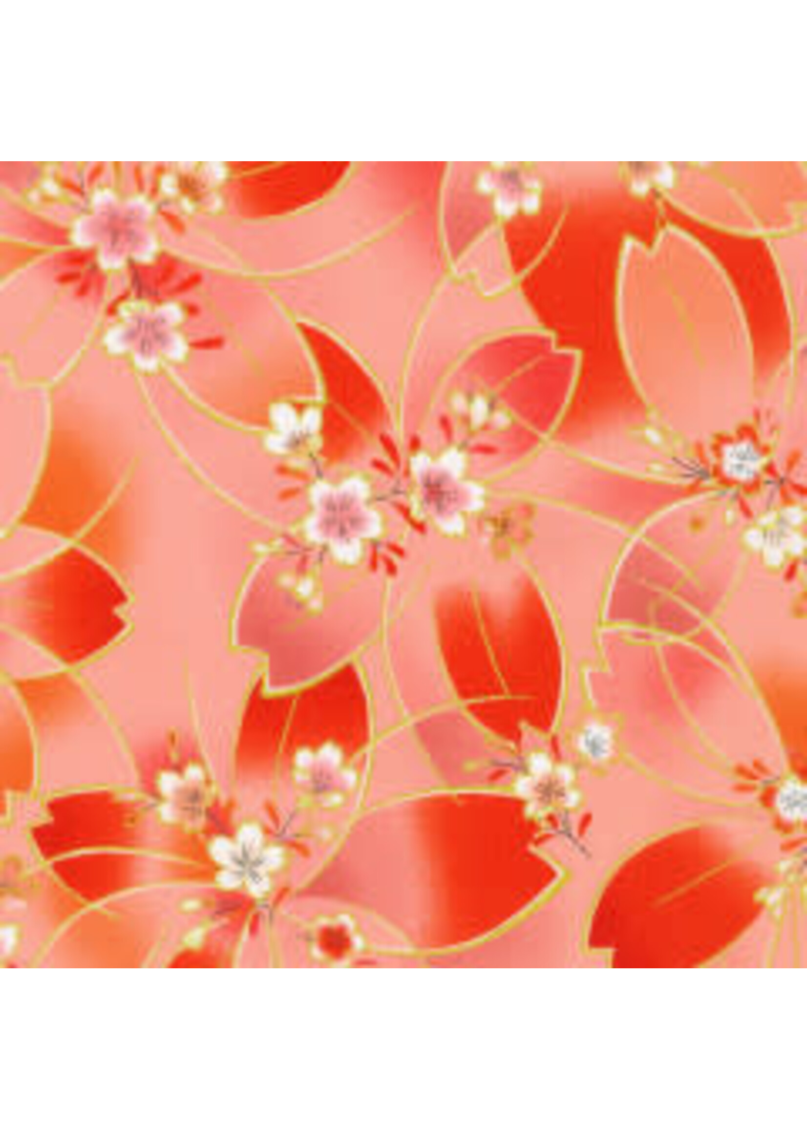 Robert Kaufman Imperial Collection - Honoka - Rose - Coupon - 65 cm x 110 cm