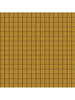 Henry Glass Fabrics Plant Kindness - Plaid - Dobby Gold - Coupon - 40 cm x 110 cm