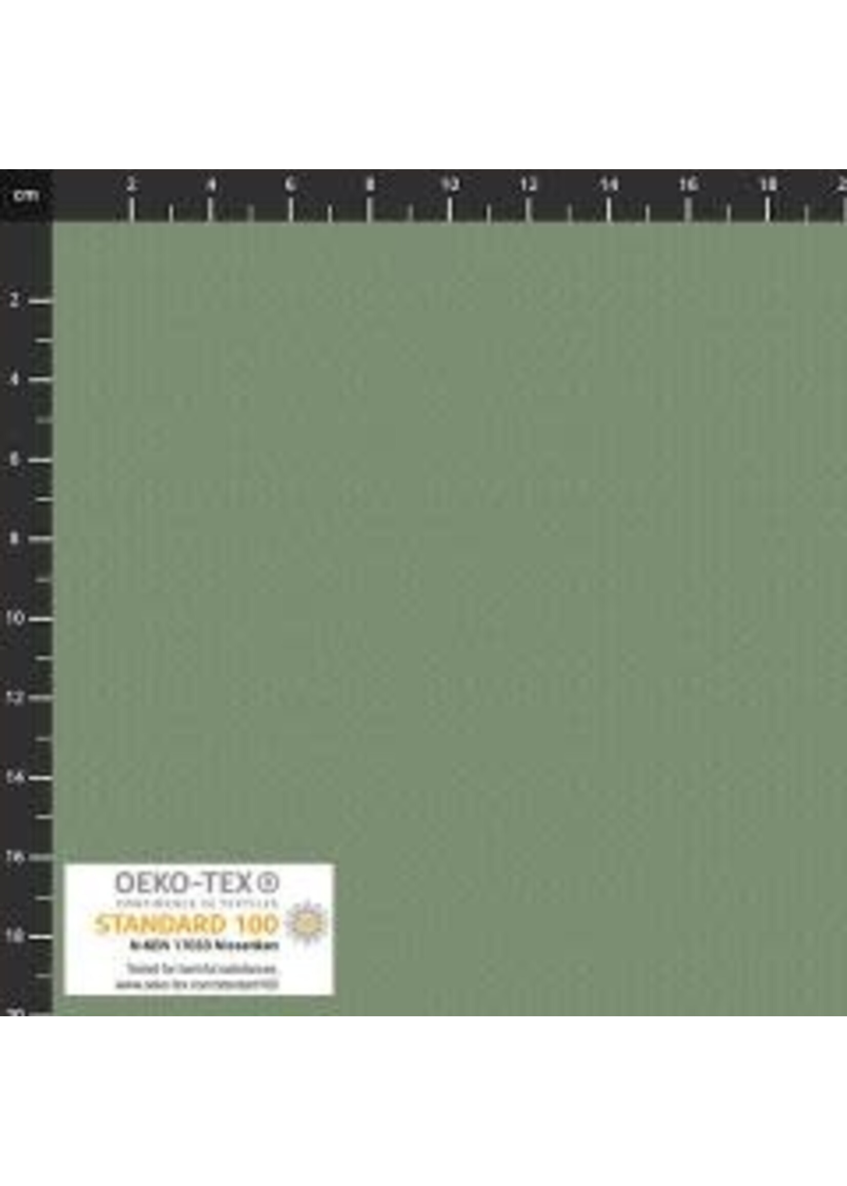 Stof Fabrics Petits Points - Dark Green - 314 - Coupon - 85 cm x 110 cm