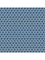 Poppie Cotton Lakeland Blues - Leafy Diamonds - Dark - 25808 - Coupon - 70 cm x 110 cm