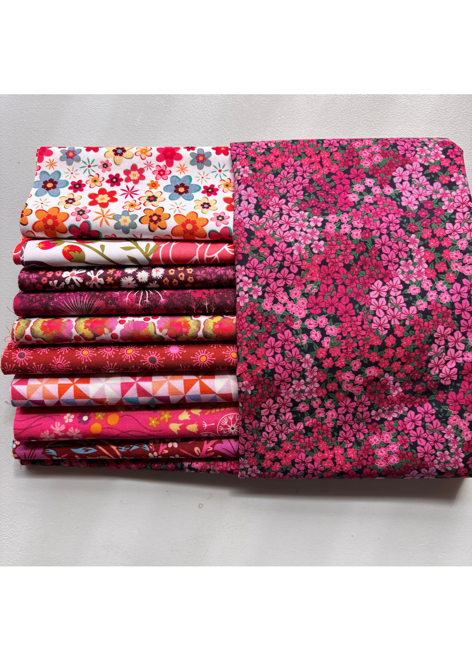 Stofpakket - Jasje - Roze - 10 LQ+ 1 FQ