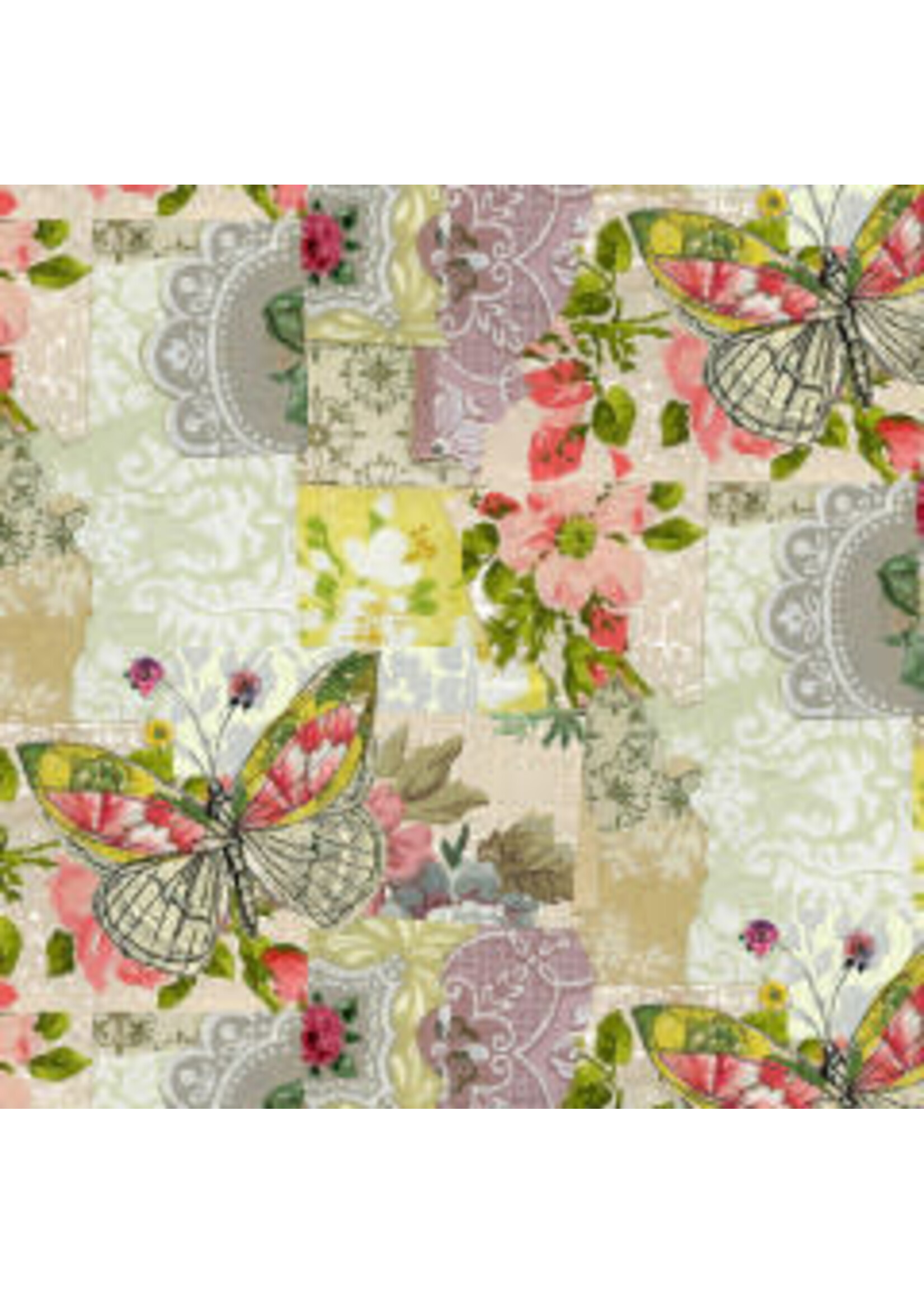 Benartex Studio Soul Shine & Daydreams - I Choose Gratitude - Multi - Coupon - 80 cm x 110 cm