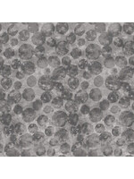 Blank Quilting Tessellations Twice - Dots - Gray - Coupon - 100 cm x 110 cm