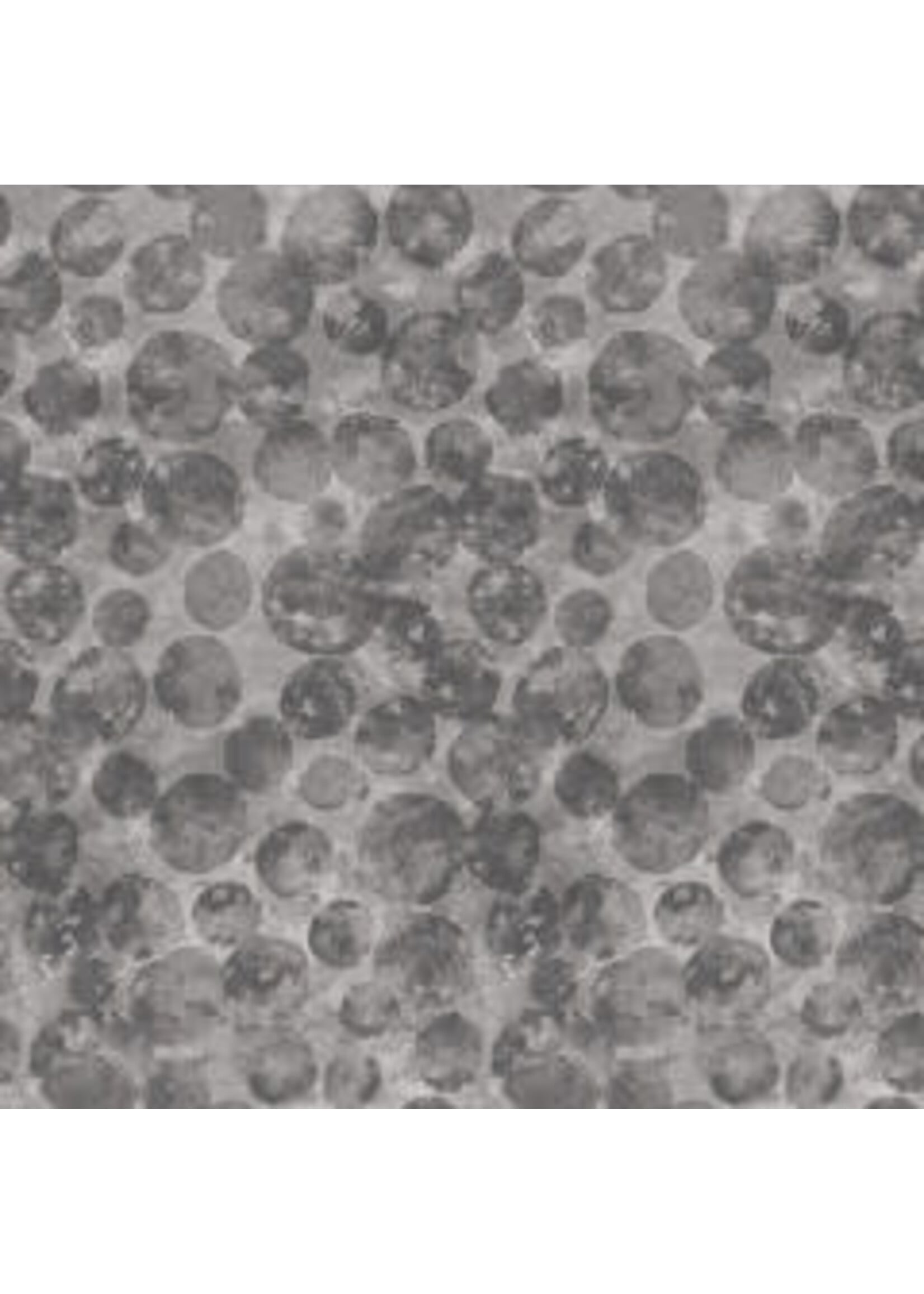 Blank Quilting Tessellations Twice - Dots - Gray - Coupon - 100 cm x 110 cm