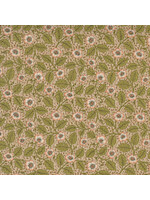 Moda Fabrics Morris Manor - Antipodes Florals - Porcelain - 8396 11 - Coupon - 100 cm x 110 cm