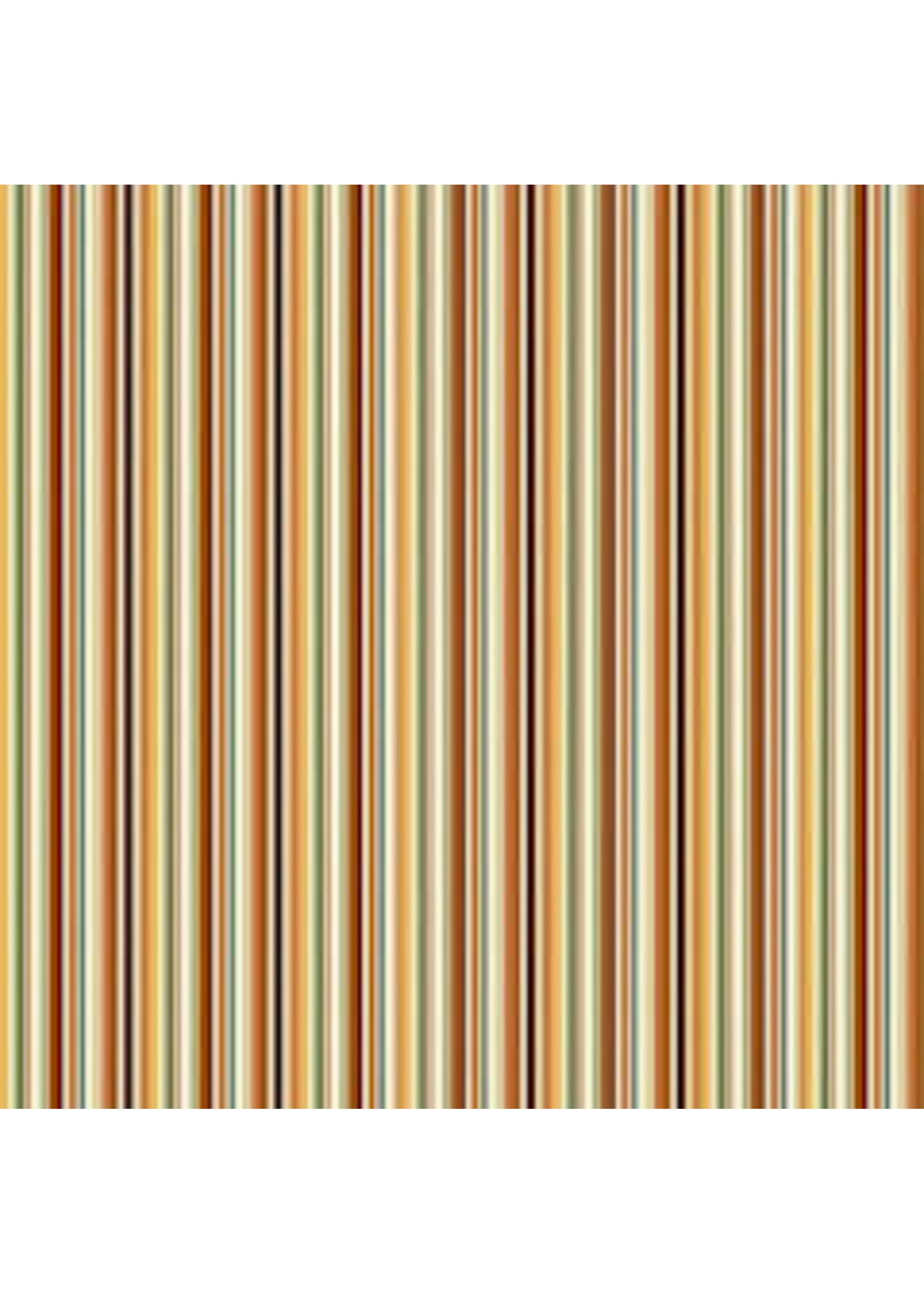 Makower Hello Autumn - Stripe - Multi - Coupon - 95 cm x 110 cm