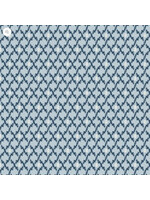 Poppie Cotton Lakeland Blues - Leafy Diamonds - Medium - 25809 - Coupon - 75 cm x 110 cm