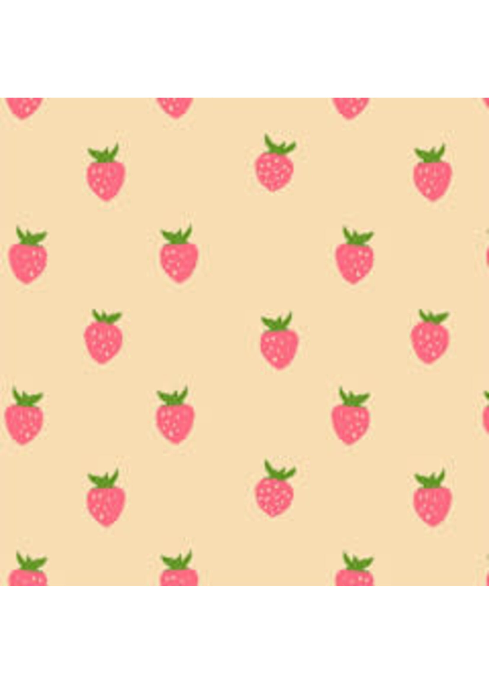Windham Fabrics Meadows - Berry - Ecru - Coupon - 220 cm x 275 cm