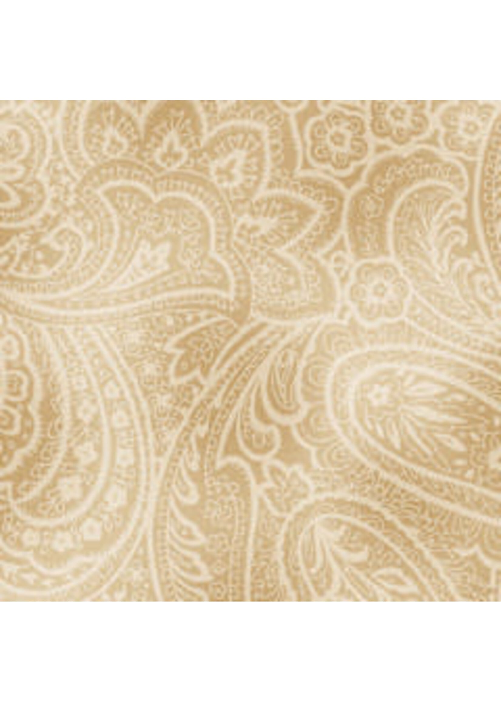 Benartex Studio Radiant Paisley 108 - Wheat - 47W07 - Coupon - 190 cm x 275 cm