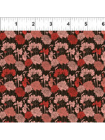 In The Beginning Garden Delights - Bouquet - Red - Coupon - 95 cm x 110 cm