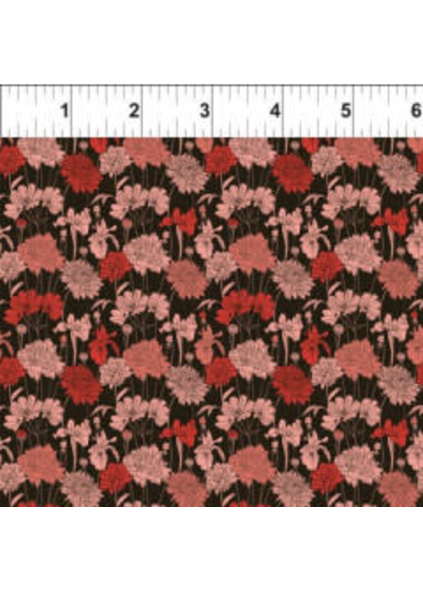 In The Beginning Garden Delights - Bouquet - Red - Coupon - 95 cm x 110 cm