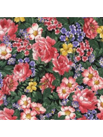 Michael Miller Fairy Dream Flowers - Blom - Coupon - 80 cm x 110 cm