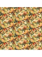 Stof Fabrics Fall Into Autumn - Leave - Coupon - 45 cm x 110 cm