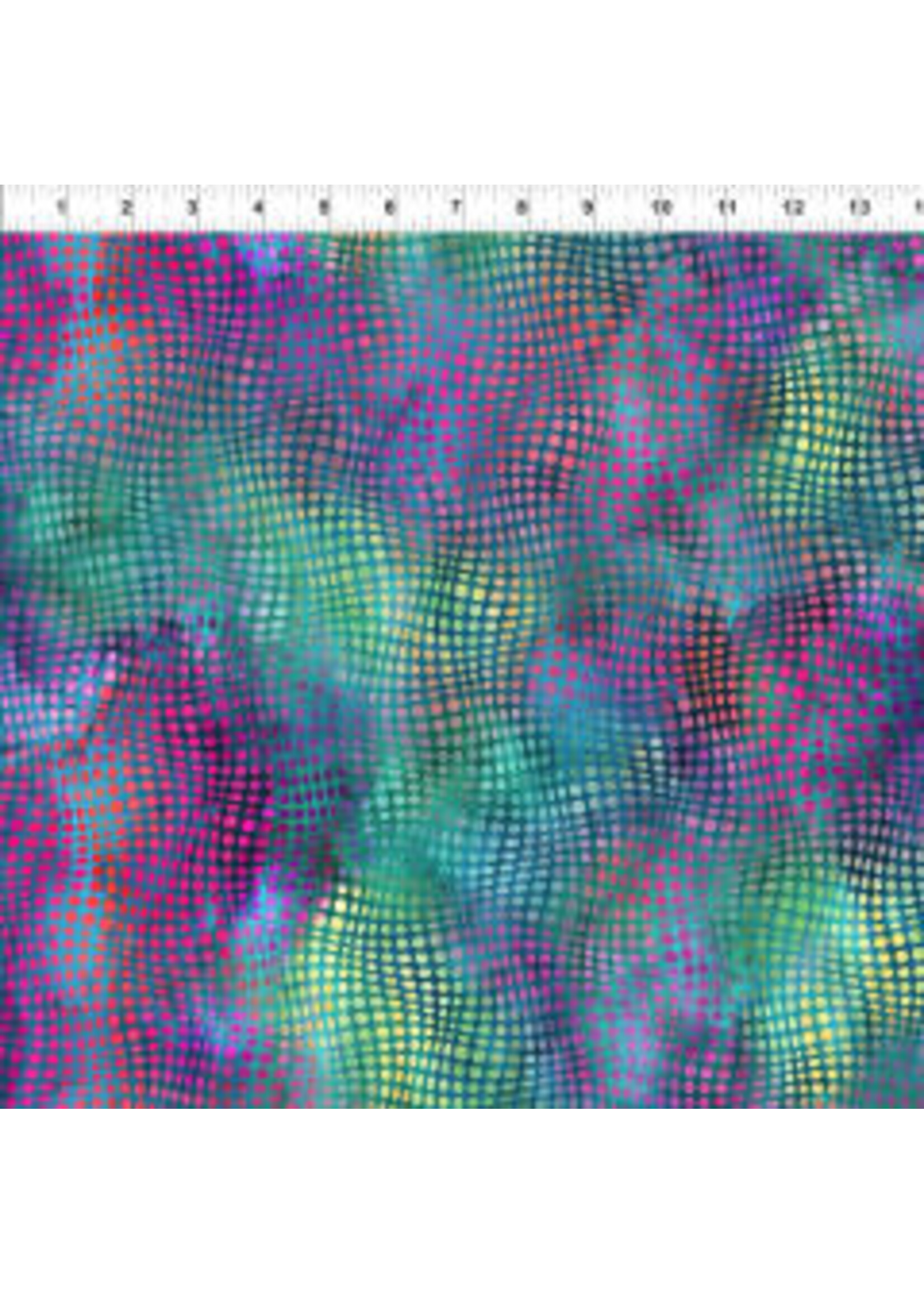 In The Beginning Impressions - Dots - Teal - Coupon - 100 cm x 110 cm