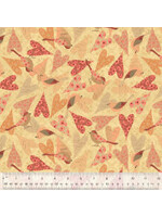 Windham Fabrics Poppy - Scrappy - Tan - Coupon - 100 cm x 110 cm