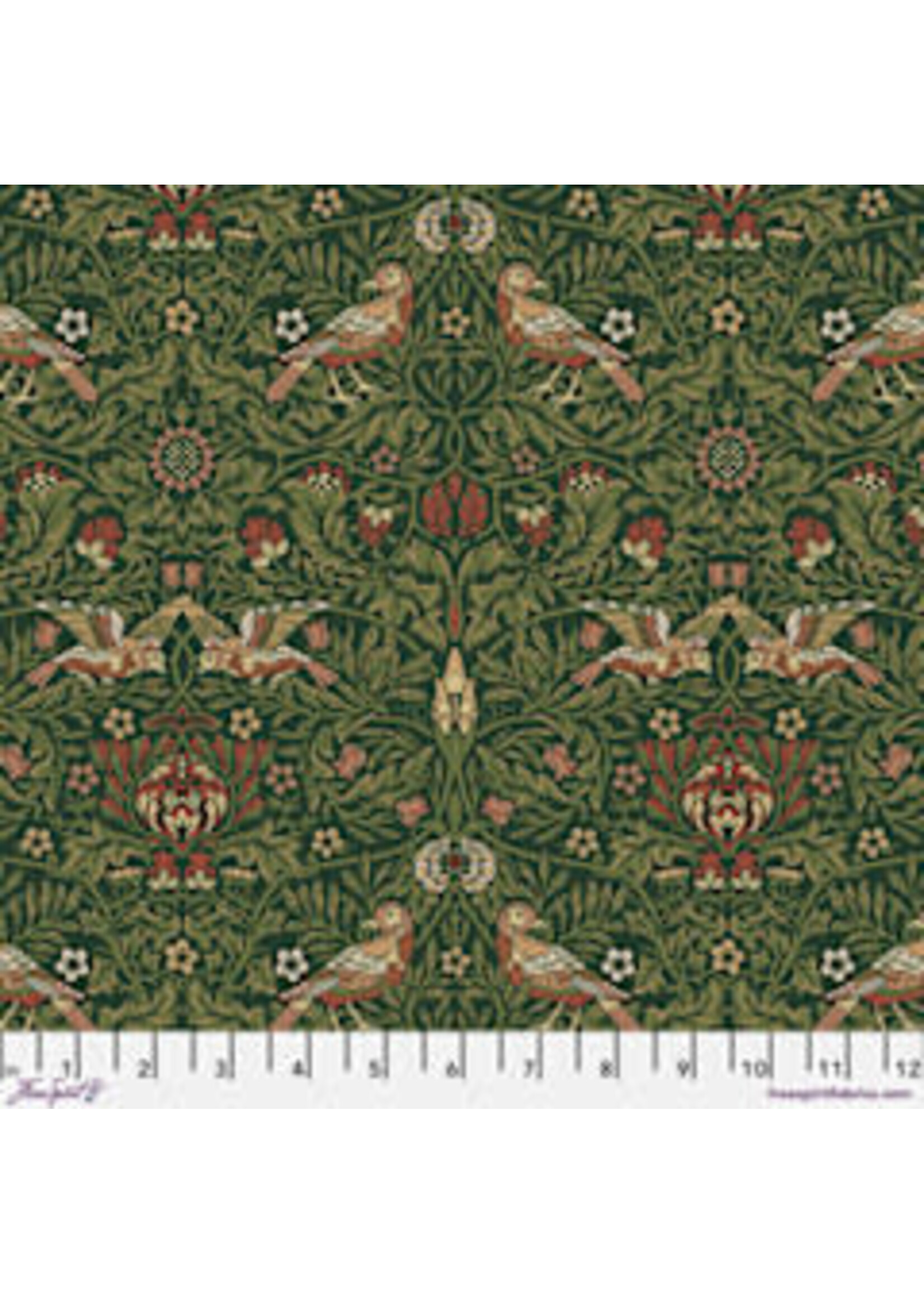 Morris & Co Emery Walker's House - Bird - Tump - Coupon - 100 cm x 110 cm