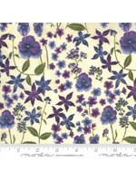 Moda Fabrics Violet Hill - Floral - Eggshell