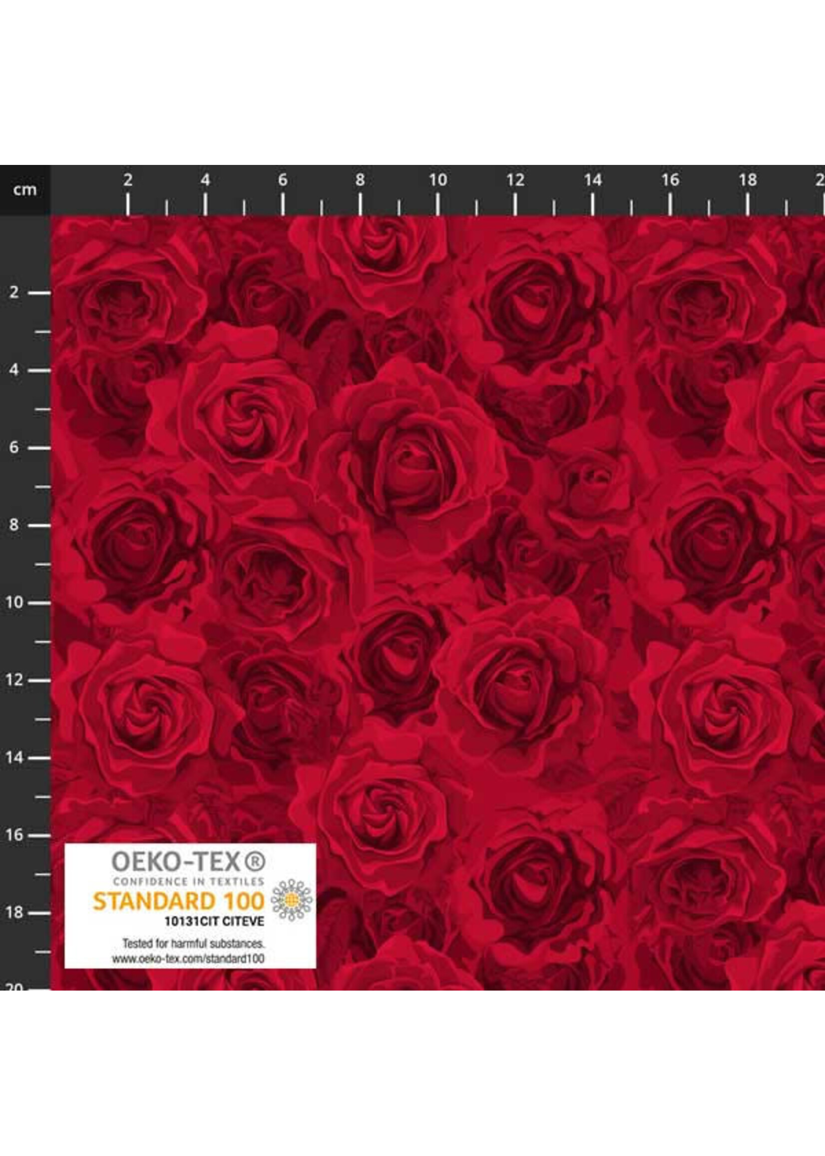 Stof Fabrics Basic Red - Rose - 4502-217