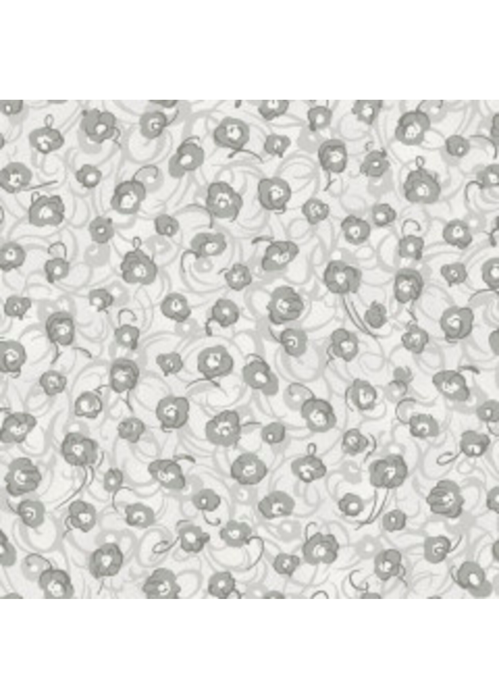Stof Fabrics Colour Harmony - Light Grey - Coupon - 100 cm x 110 cm